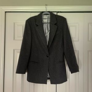 Sandro size 36 oversized grey blazer